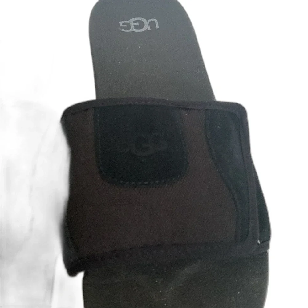 UGG Unisex Kids Black Slide Slip-On Beach Sandal Youth Size 6